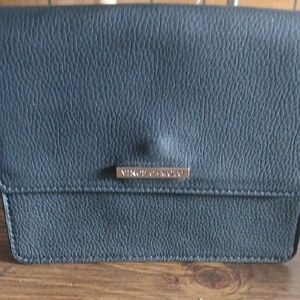 VINCE CAMUTO Dark BlACK Textured Belt Bag NWT